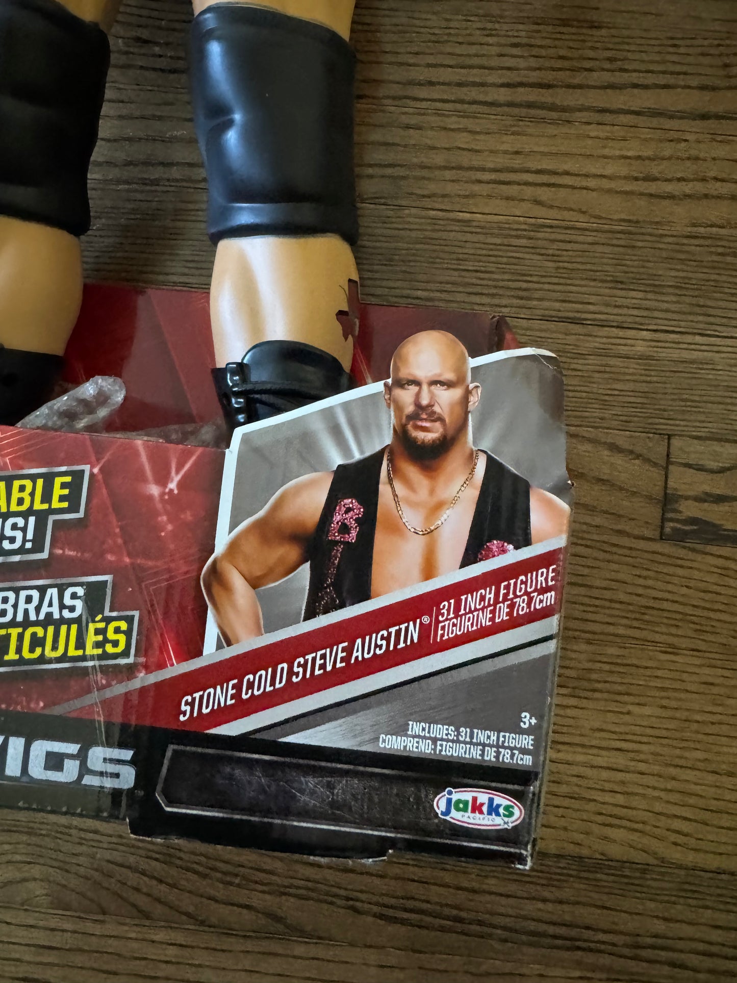 2014 WWE Jakks “Stone Cold” Steve Austin Big-Figs Action Figure in the original packaging