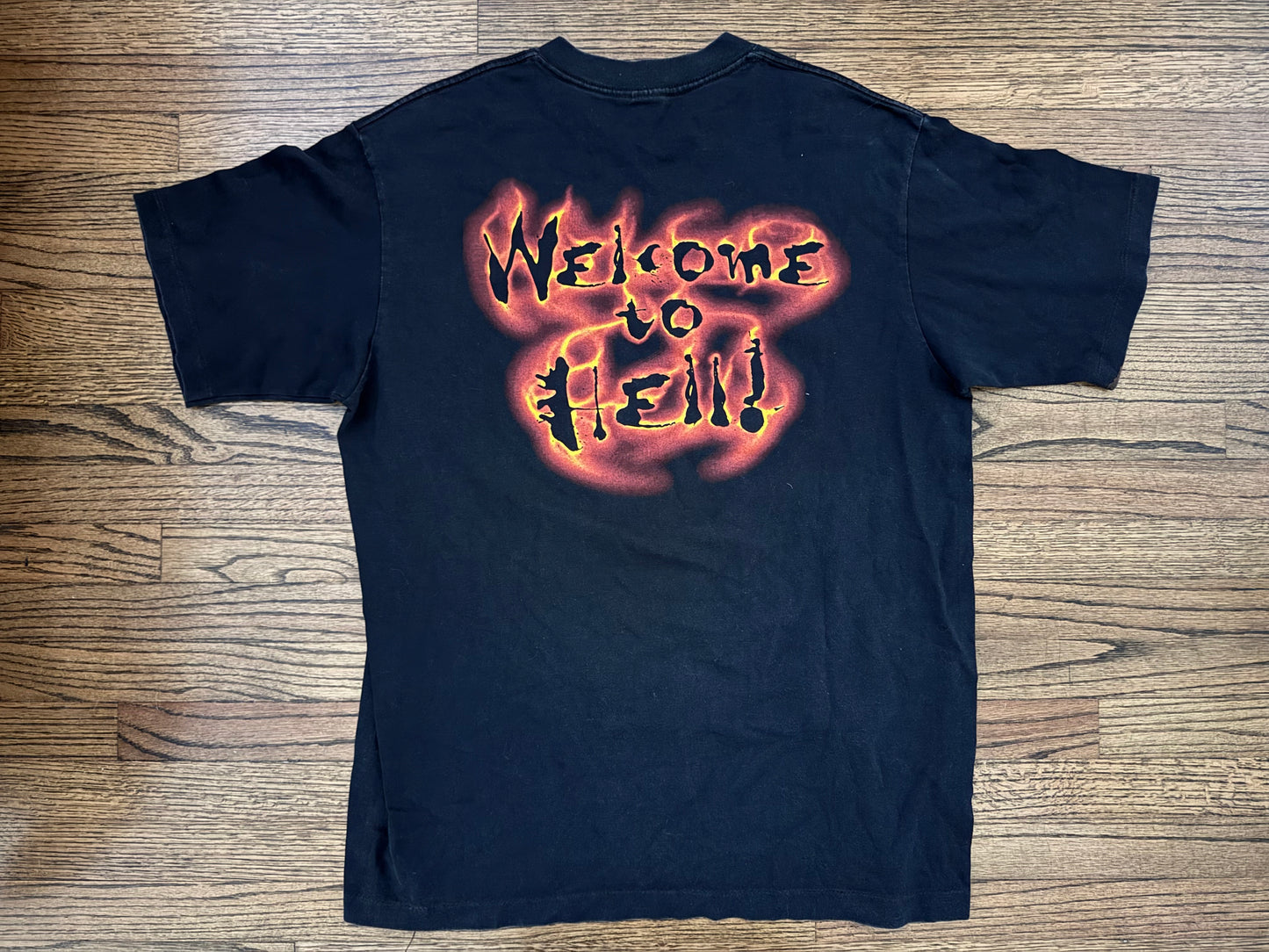1998 WWF Kane “Cain” two sided shirt