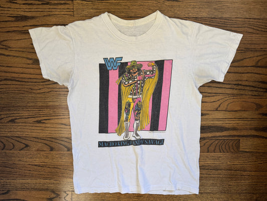 1992 WWF “Macho King” Randy Savage Euro shirt