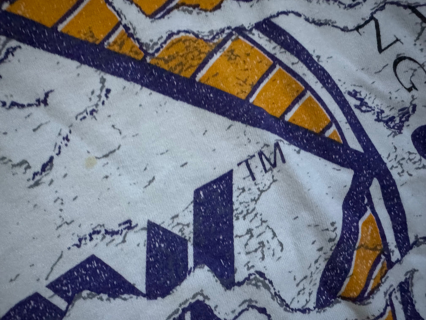 1993 WCW logo All over print catalog  shirt