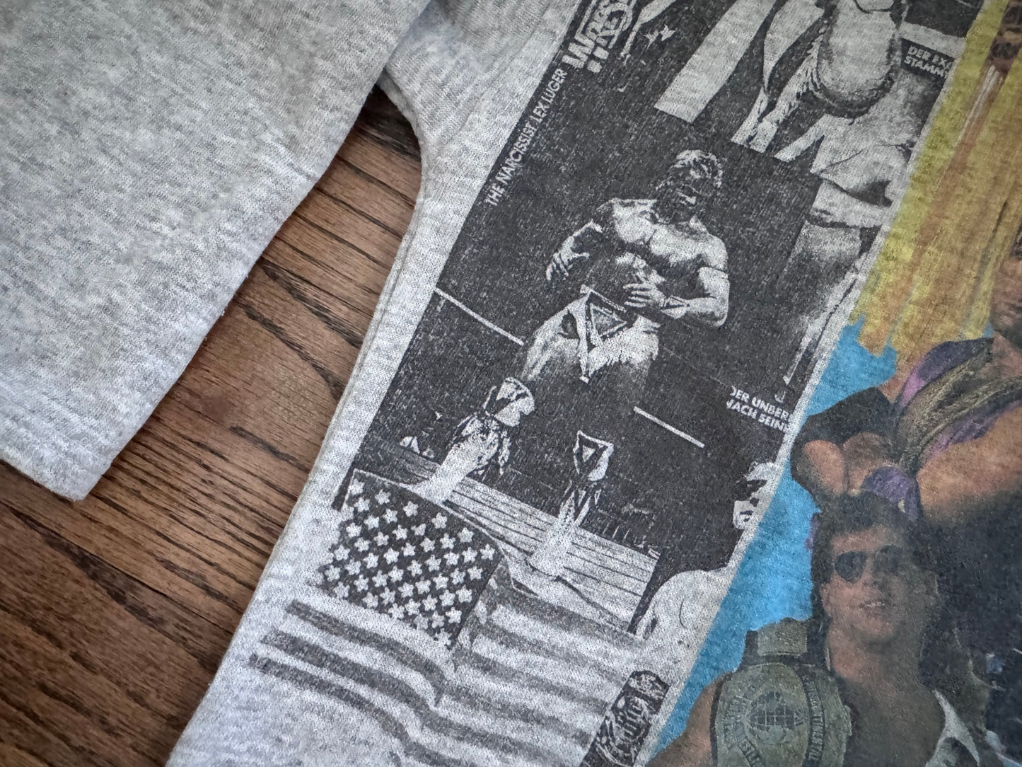 1994 WWF Wrestlemania IX and other things German bootleg sweatshirt