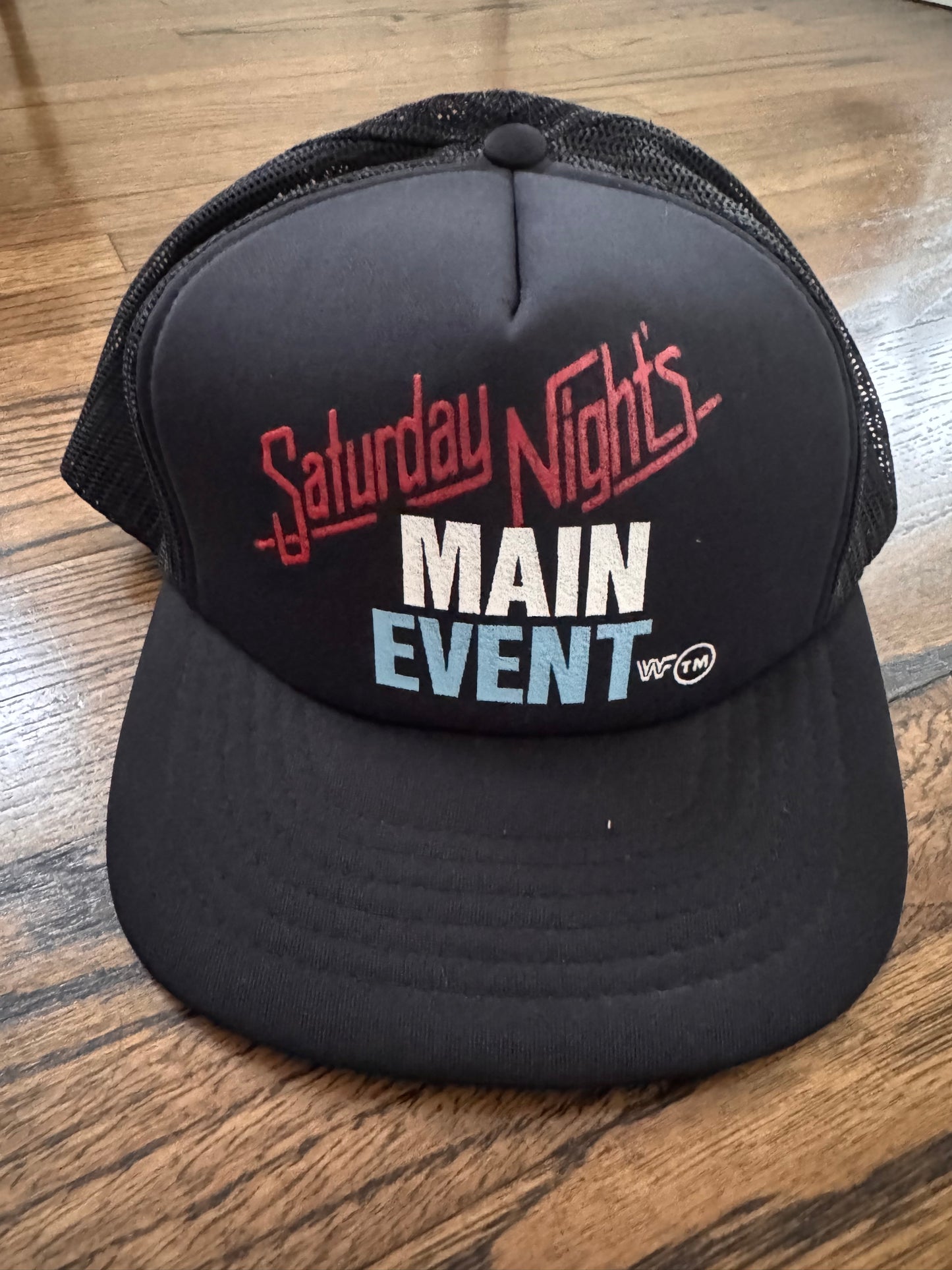 1985 WWF Saturday Nights Main Event trucker hat