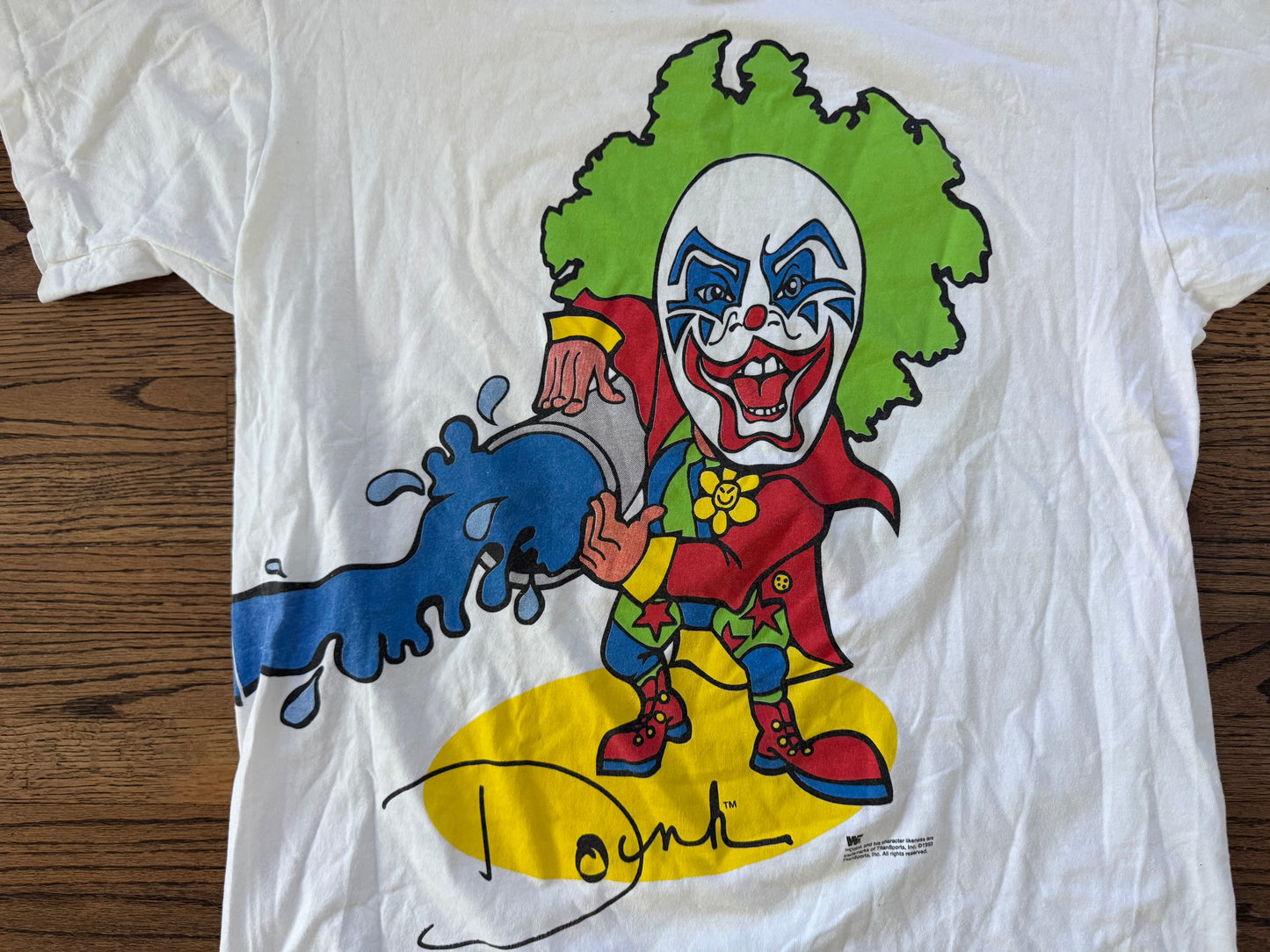 1993 WWF Doink the Clown catalog shirt