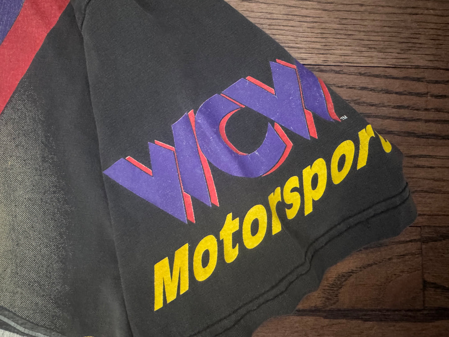 1996 WCW Racing Steve Grissom two sided all over print shirt