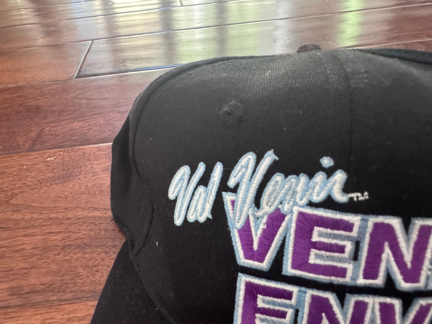 1998 WWF Val Venis “Venis Envy” SnapBack - material has worn off of the top button