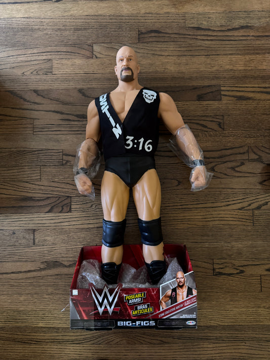 2014 WWE Jakks “Stone Cold” Steve Austin Big-Figs Action Figure in the original packaging