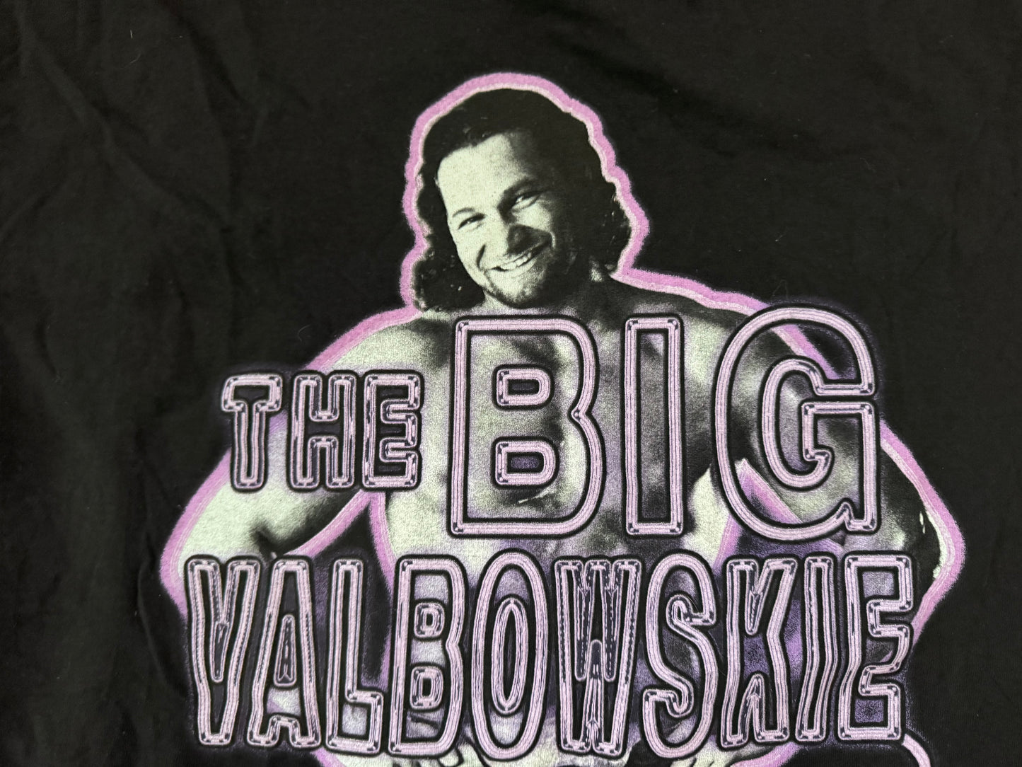 1998 WWF “The Big Valbowskie” Val Venis “Hello Ladies…” two sided shirt