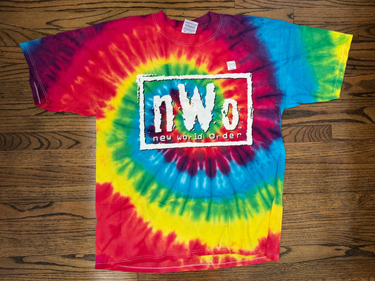 1998 WCW / n.W.o. Logo / “No Peace” tie dye shirt