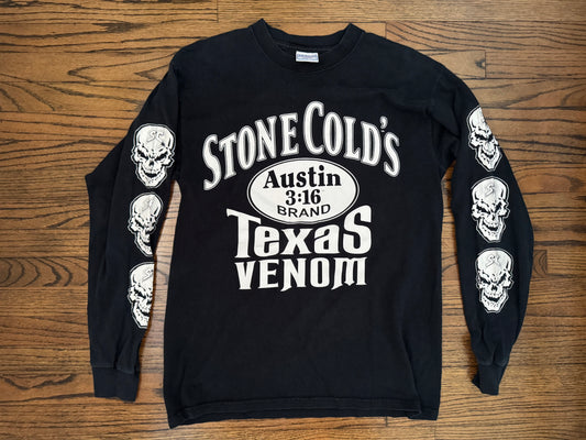 2001 WWF “Stone Cold” Steve Austin two sided longsleeve shirt
