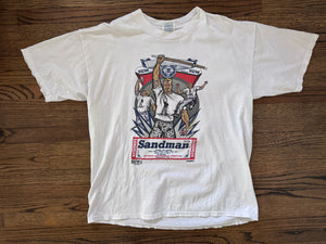 1997 ECW Sandman “Blood, Sweat and Beers” two sided shirt