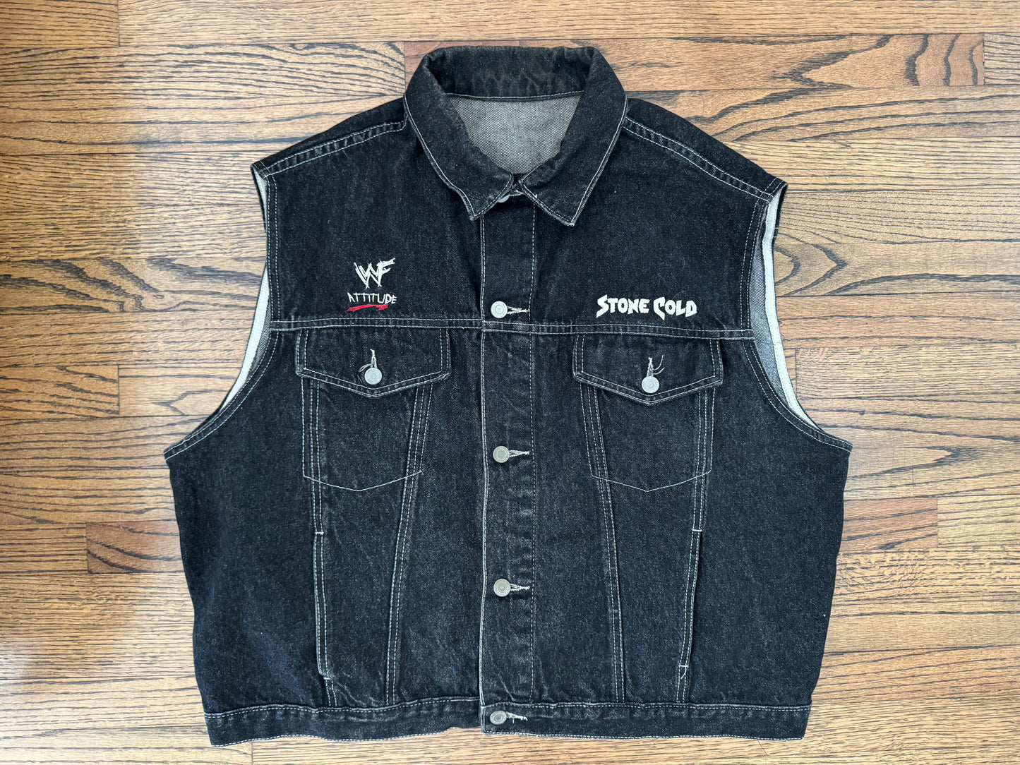 1999 WWF “Stone Cold” Steve Austin denim vest