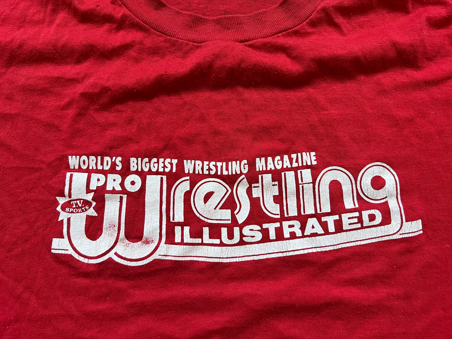 1988 (Approx) Pro Wrestling Illustrated logo shirt