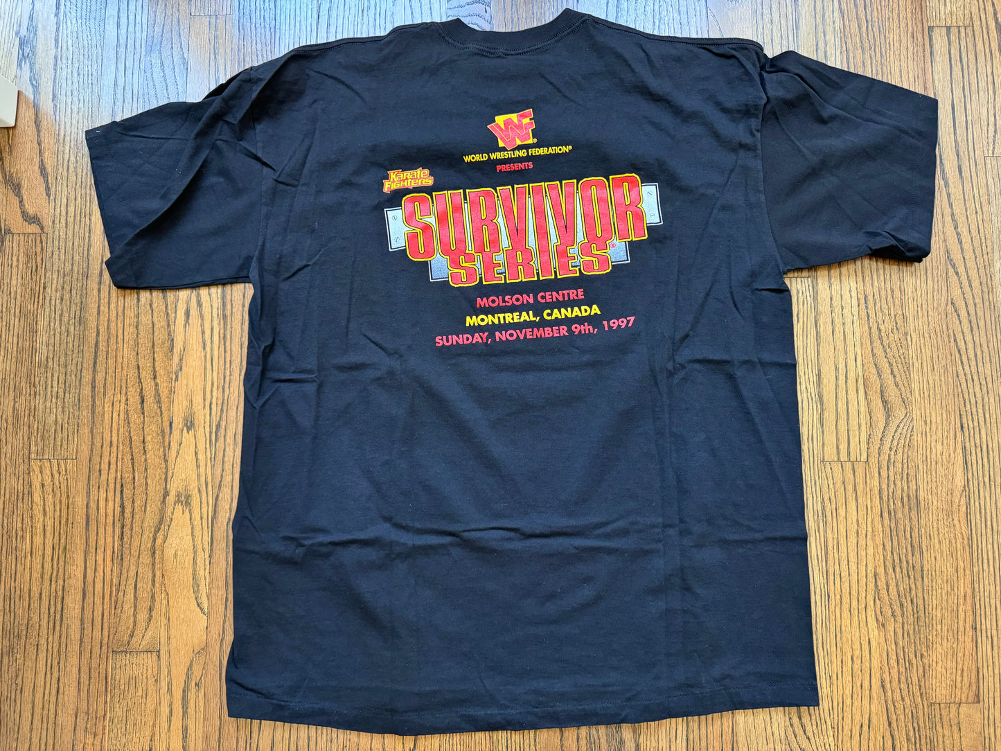 1997 WWF Survivor Series “Gang Rulz” two sided shirt