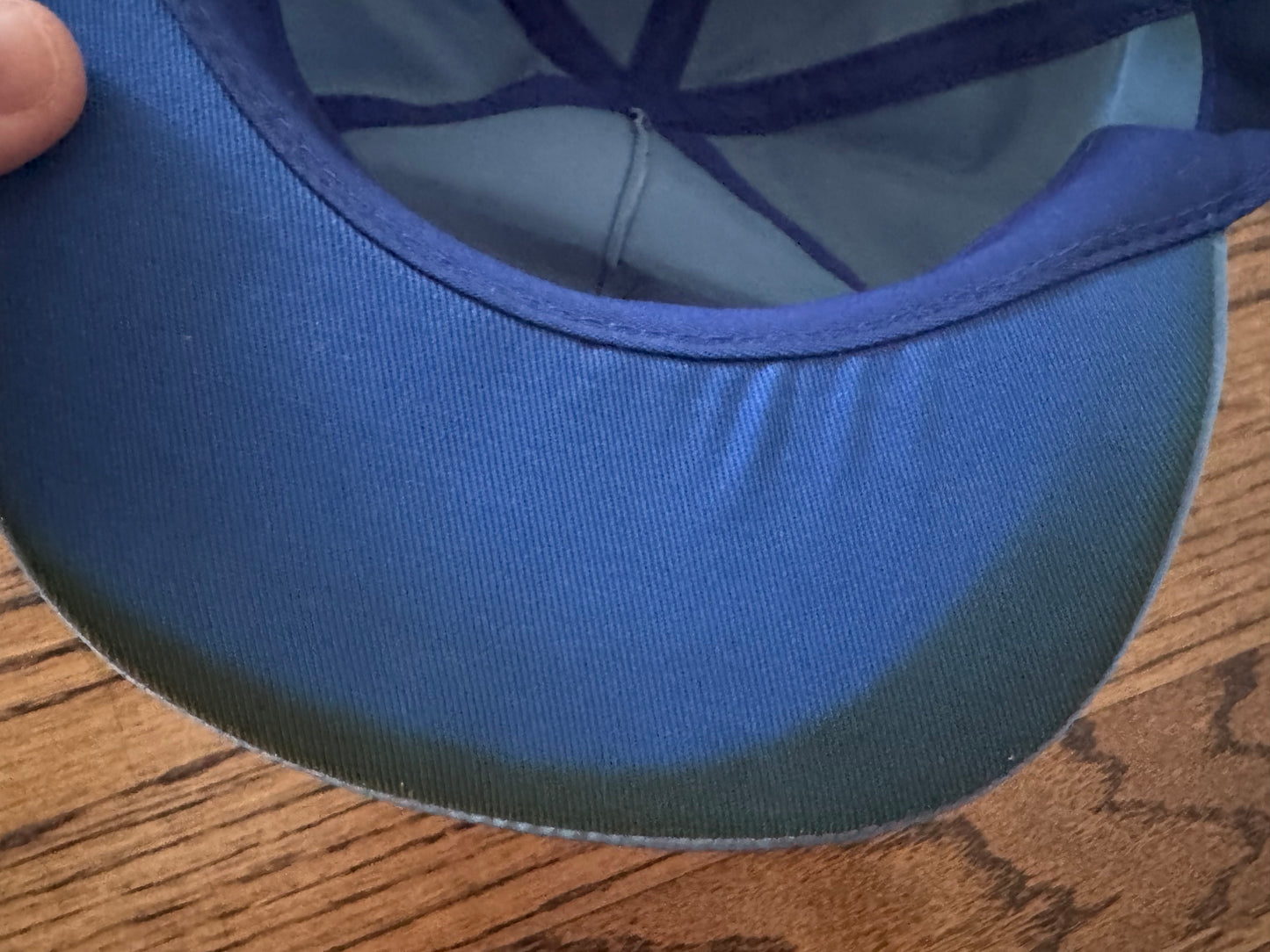 1990 WWF Wrestlemania VI: The Ultimate Challenge SnapBack blue satin hat