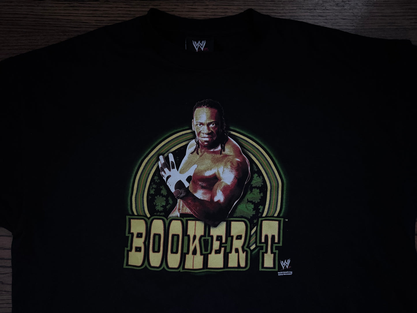 2002 WWE Booker T “Five Time Champ” two sided shirt