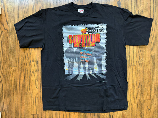 1997 WWF Survivor Series “Gang Rulz” two sided shirt