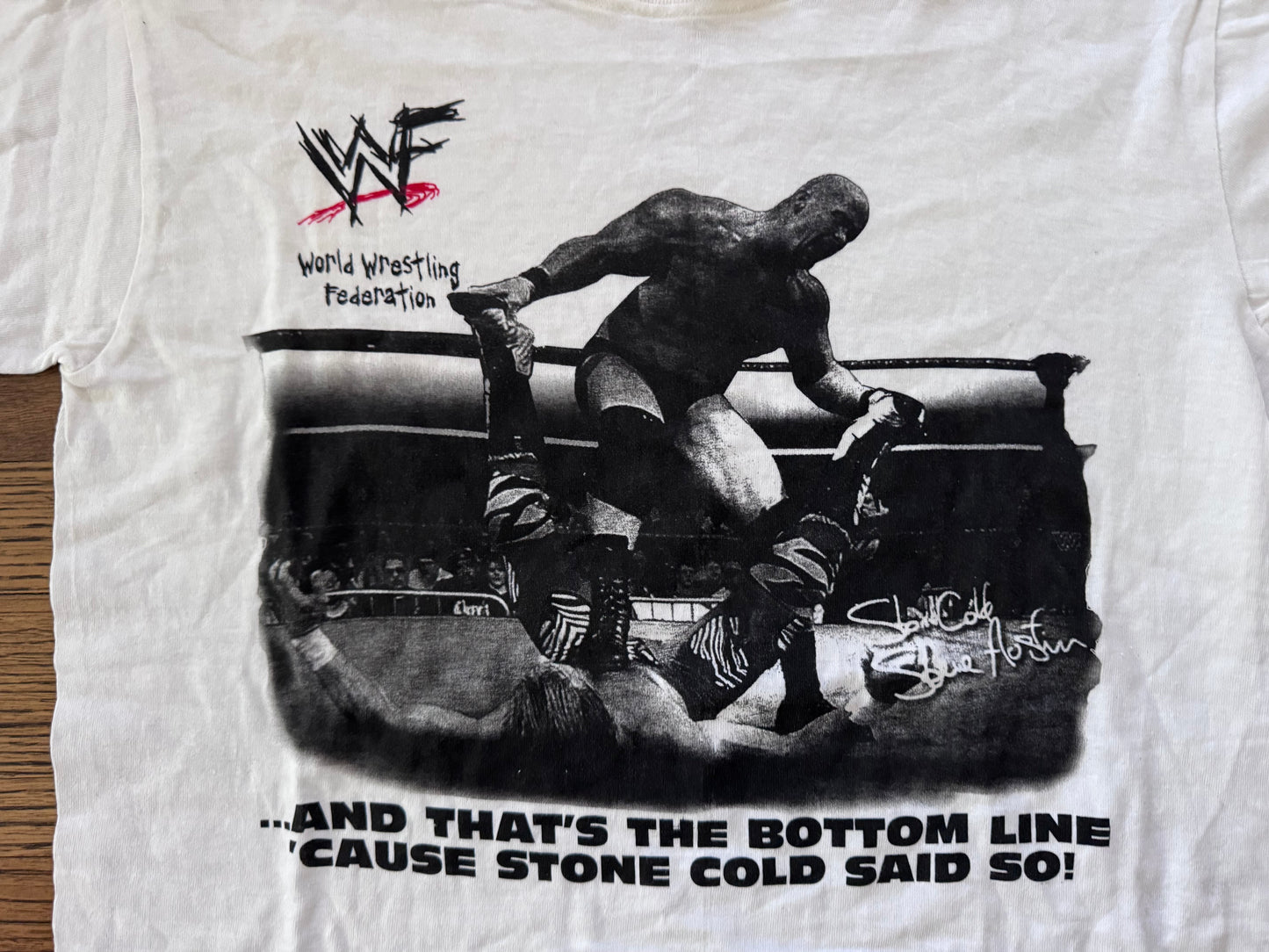 1998 WWF Stone Cold Steve Austin Parking lot bootleg shirt