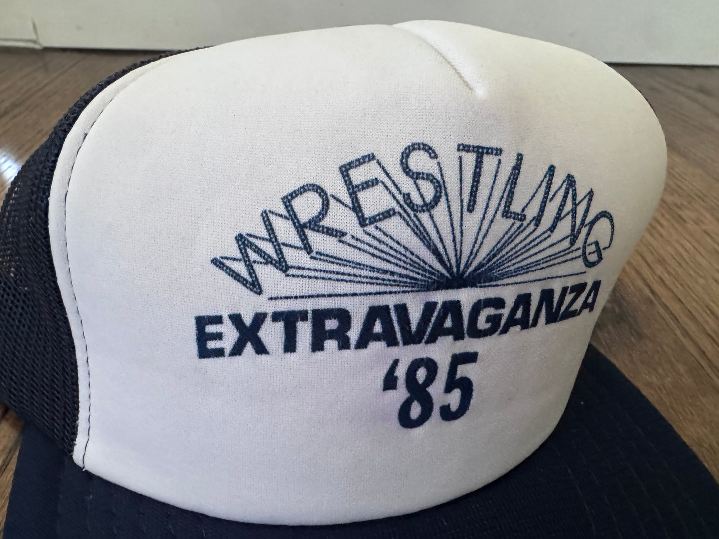 1985 PNW Wrestling Extragavanza SnapBack trucker hat