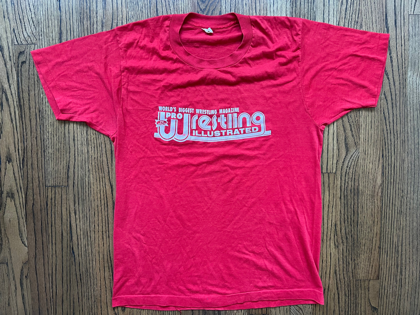 1988 (Approx) Pro Wrestling Illustrated logo shirt