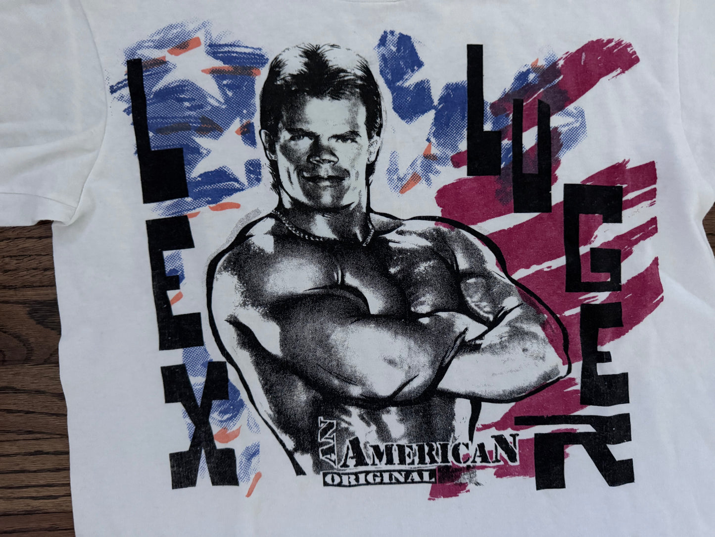 1993 WWF “Made in the USA” Lex Luger shirt
 