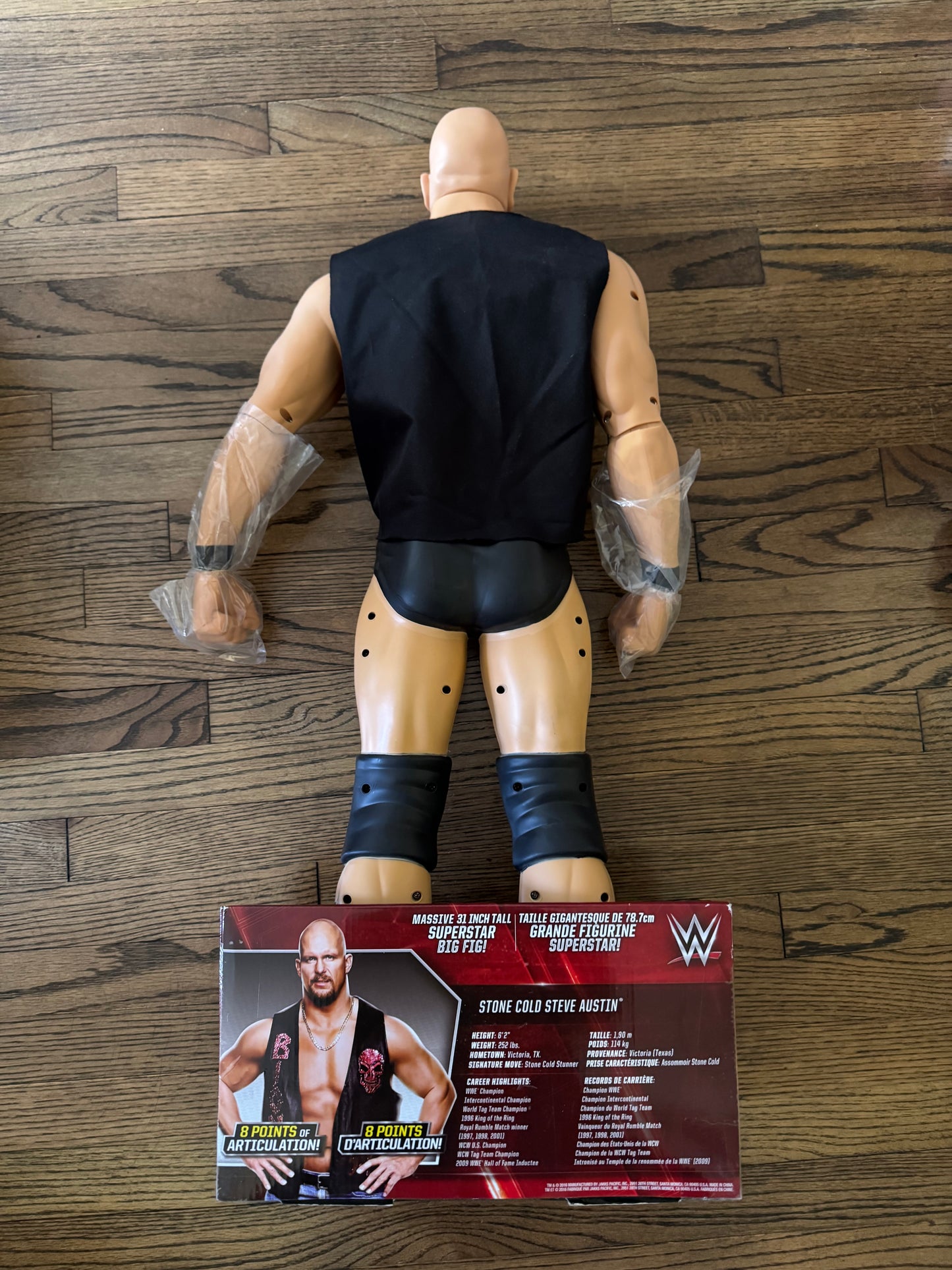 2014 WWE Jakks “Stone Cold” Steve Austin Big-Figs Action Figure in the original packaging