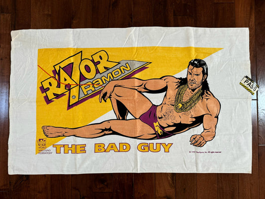 1995 WWF Razor Ramon Towel with the original tag