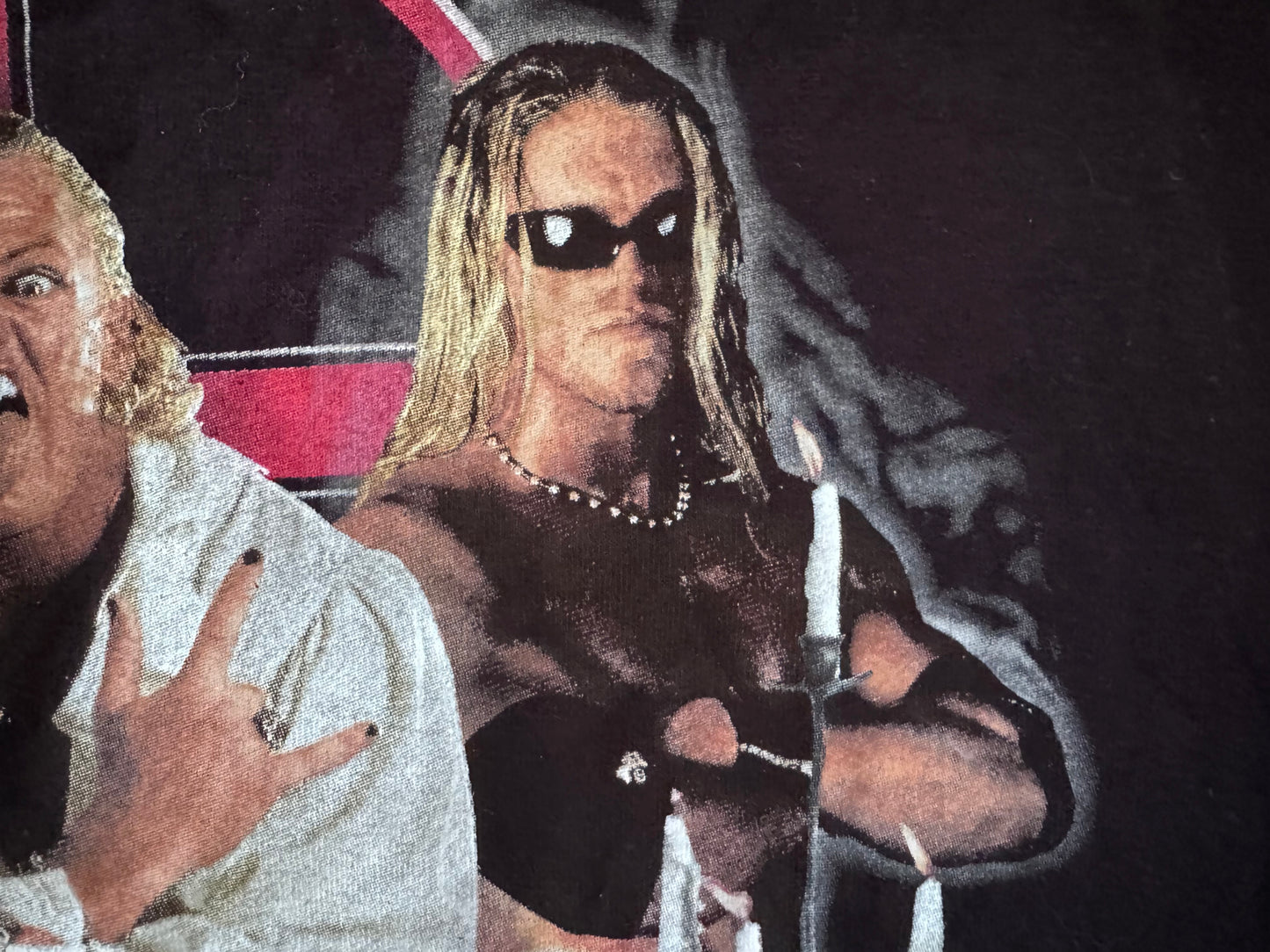 1998 WWF The Brood shirt featuring Christian, Gangrel and Edge