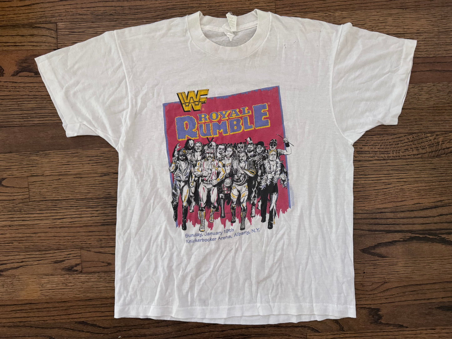 1992 WWF Royal Rumble Crew shirt