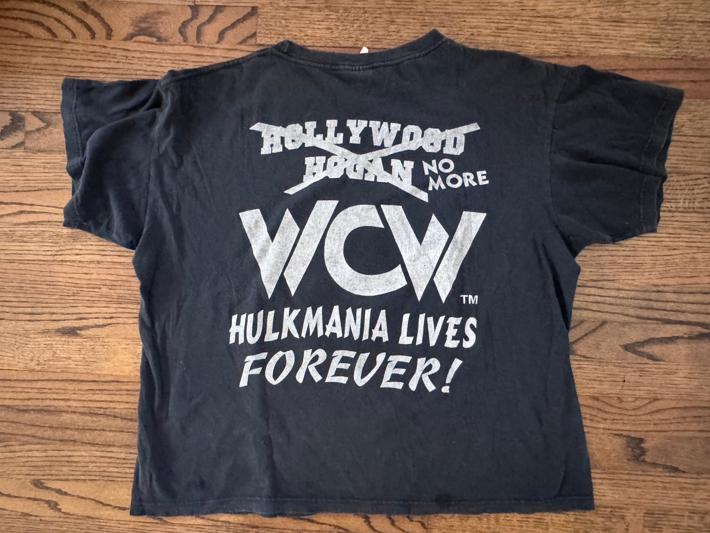 1999 WCW Hulk Hogan “Hollywood Hogan No More” / “Hulkamania Lives Forever” shirt