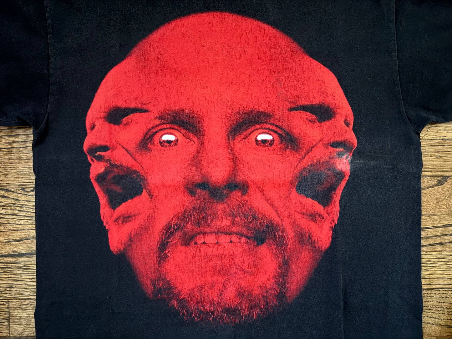 2001 WWF “Stone Cold” Steve Austin “What?” Two sided shirt