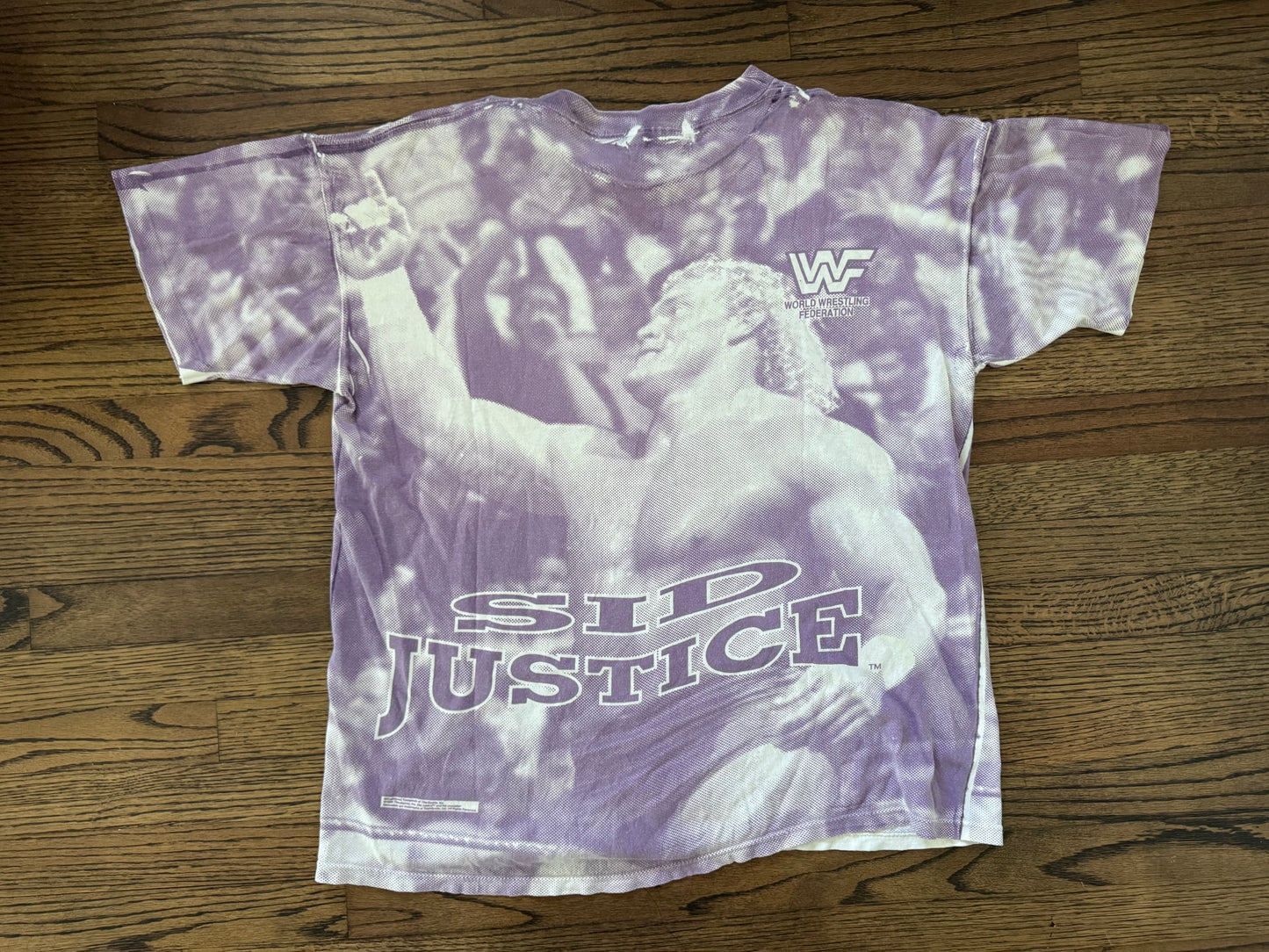 1992 WWF Sid Justice all over print shirt