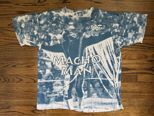 1992 WWF “Macho Man” Randy Savage all over print shirt