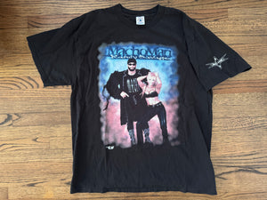 1999 WCW “Macho Man” Randy Savage & “Macho Girl” Gorgeous George two sided shirt