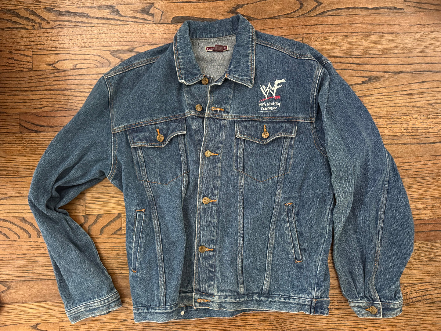 1998 WWF “Stone Cold” Steve Austin denim jacket 
 
