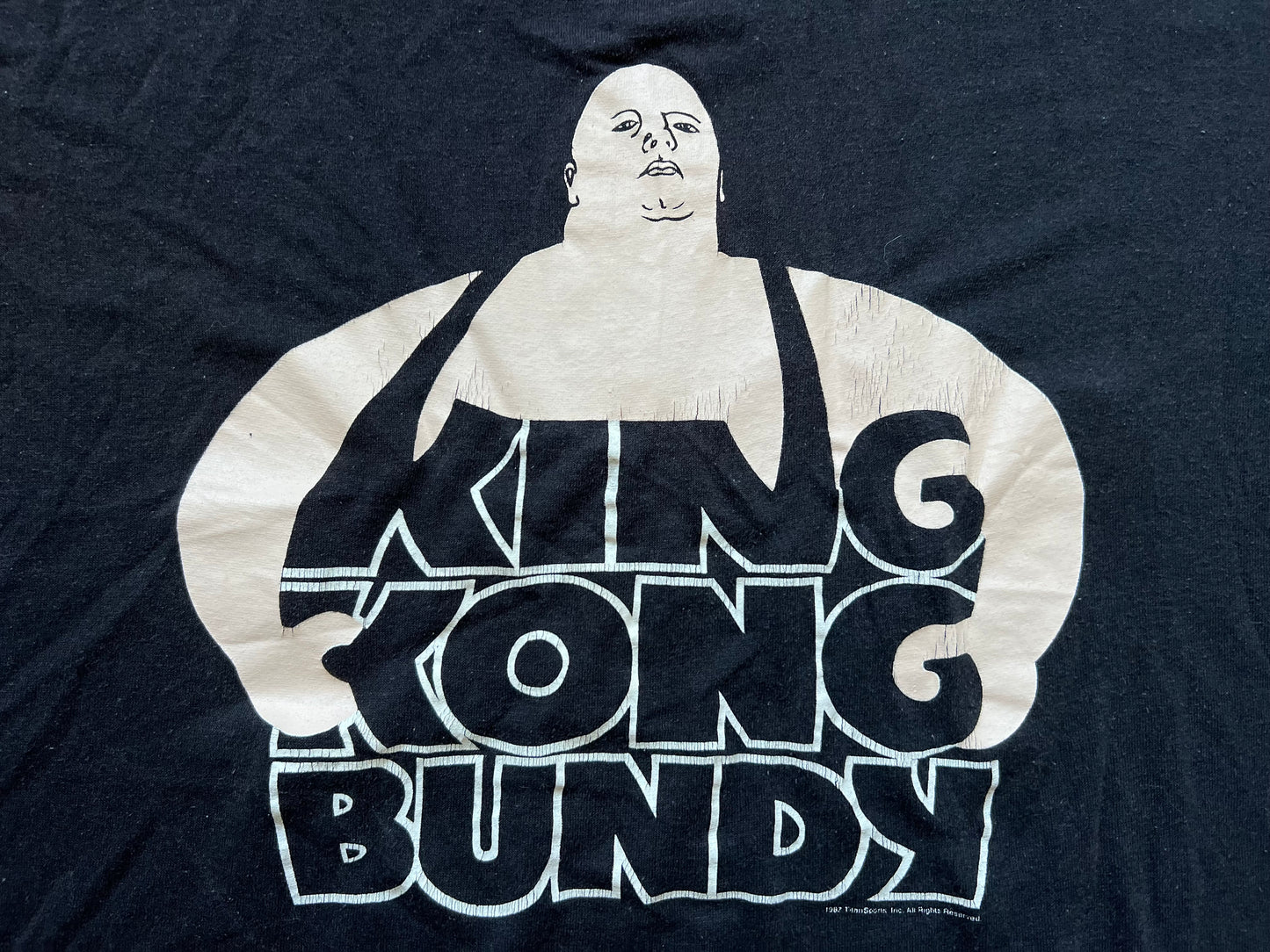 1987 WWF King Kong Bundy shirt