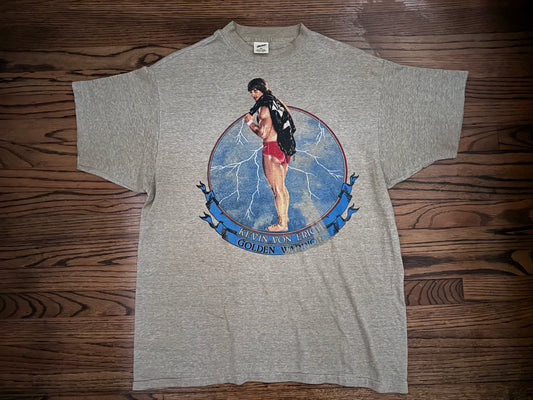 1985 WCCW “Golden Warrior” Kevin Von Erich shirt