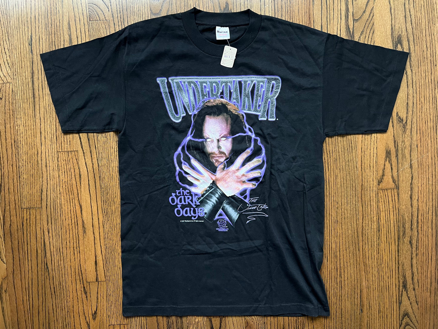 1997 WWF Undertaker shirt with original price tag