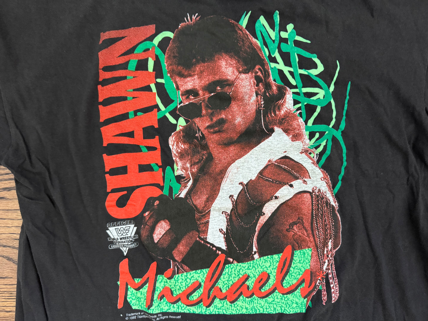 1992 WWF “The Heartbreak Kid” Shawn Michaels shirt