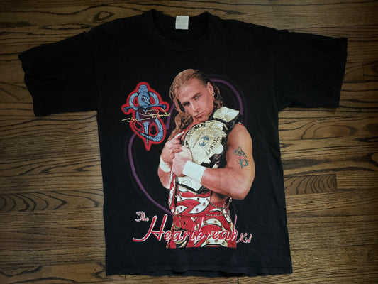 1996 WWF Heavyweight Champion “The Heartbreak Kid” Shawn Michaels “Boyhood Dream” two sided shirt