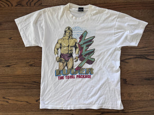1991 WCW “The Total Package” Lex Luger catalog shirt