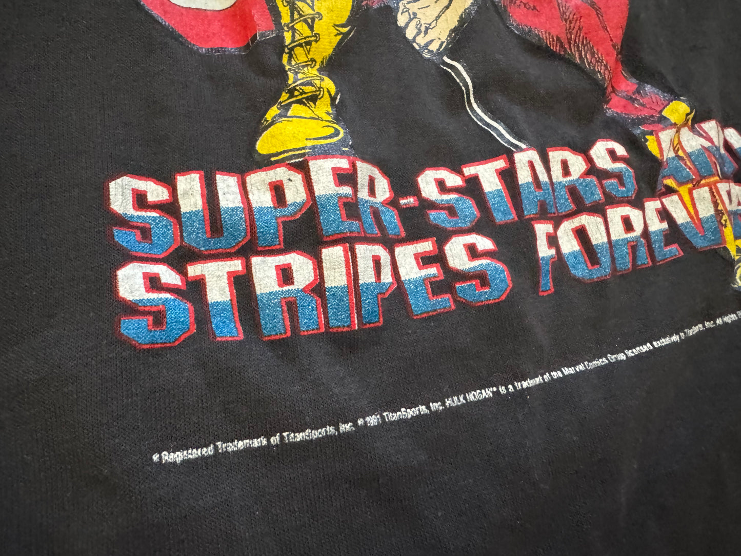 1991 WWF Wrestlemania VII shirt featuring “The Immortal” Hulk Hogan