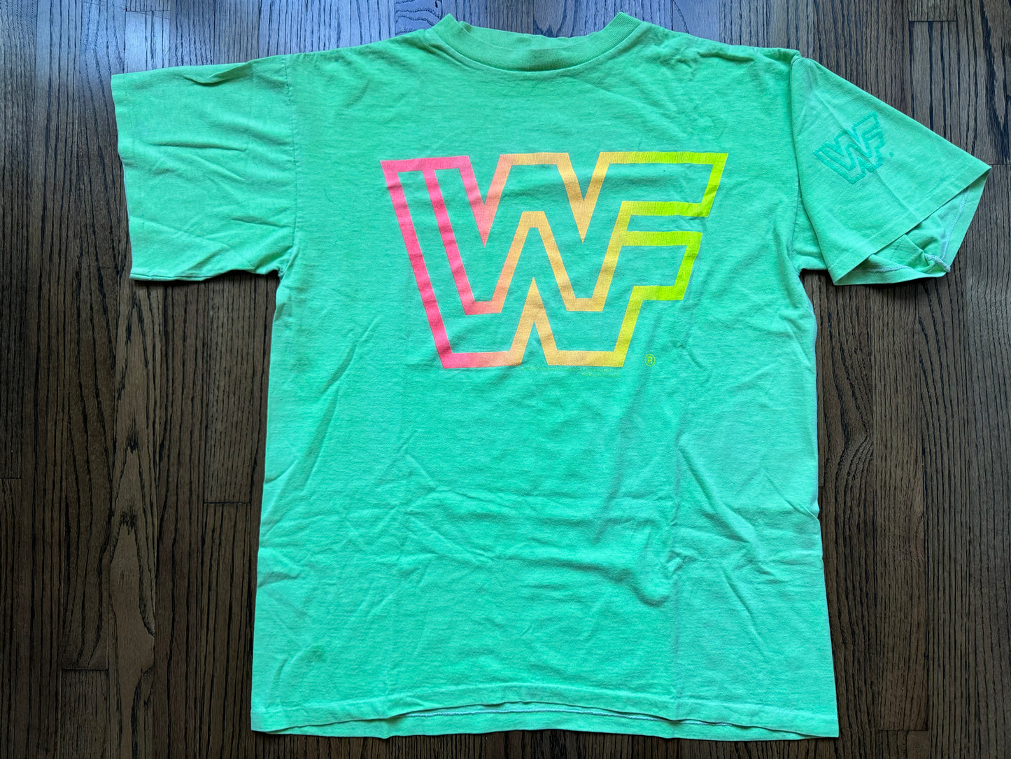 1990 WWF World Wrestling Federation logo shirt