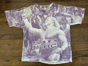 1992 WWF Sid Justice all over print shirt