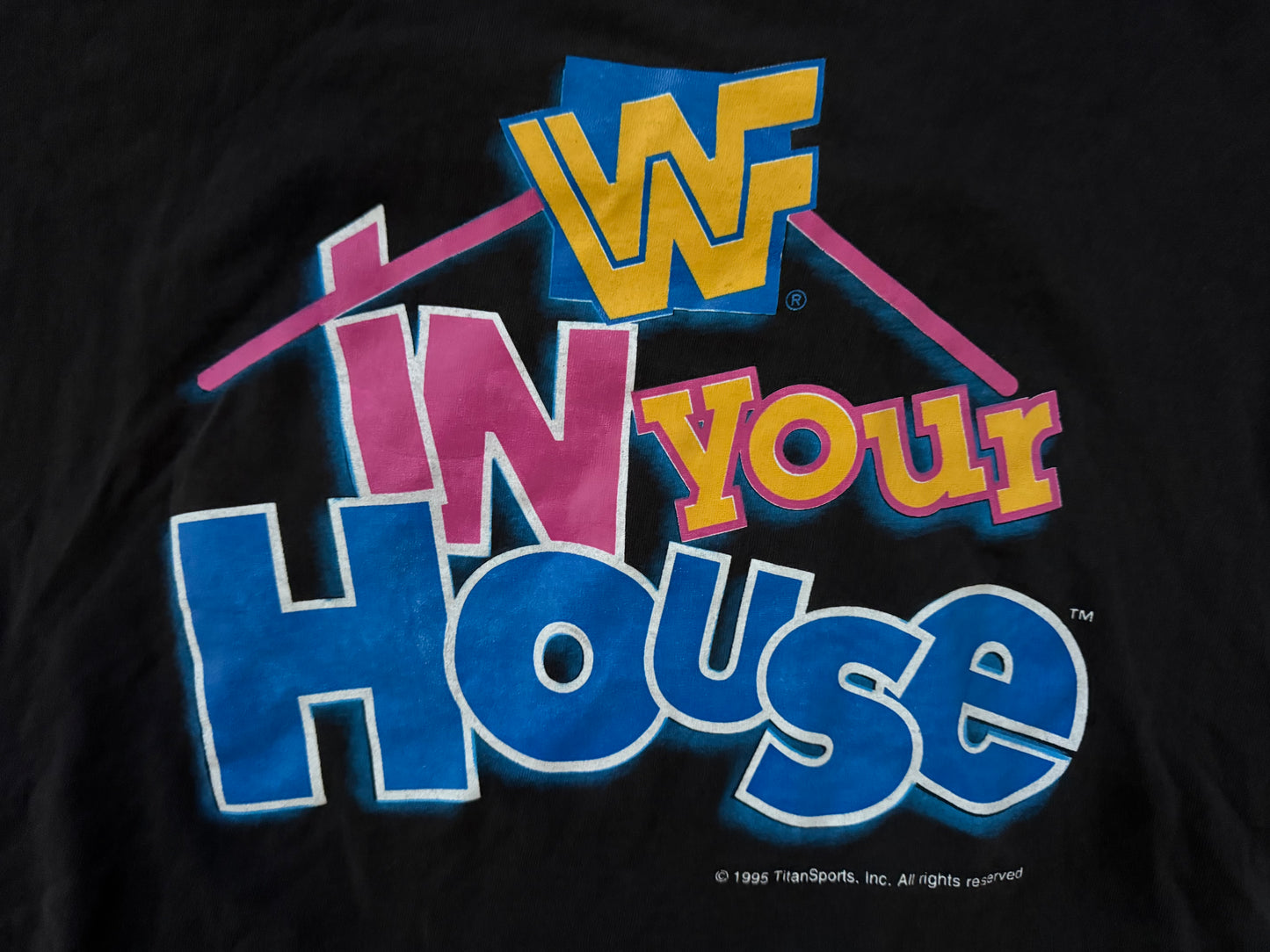 1995 WWF In Your House “Live on Pay Per View” shirt