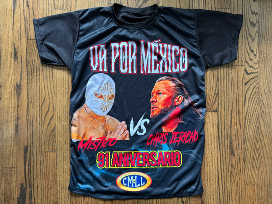 2024 CMLL Mistico VS “The Ocho” Chris Jericho jersey from outside of Arena Mexico