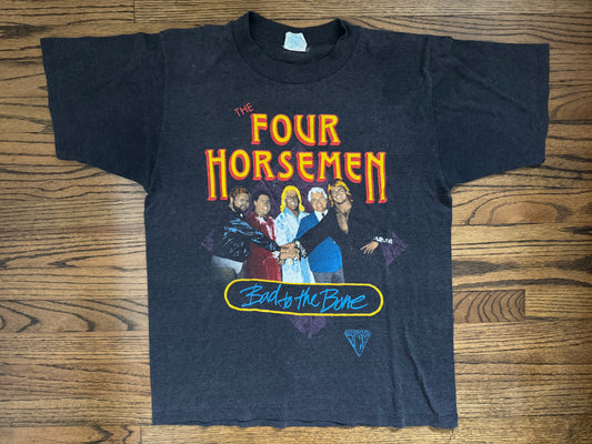 1987 NWA JCP Four Horsemen shirt featuring Tully Blanchard, Ric Flair, Arn Anderson, Lex Luger and JJ Dillon