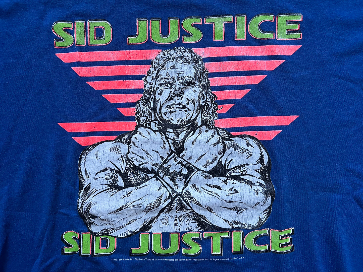 1992 WWF Sid Justice shirt