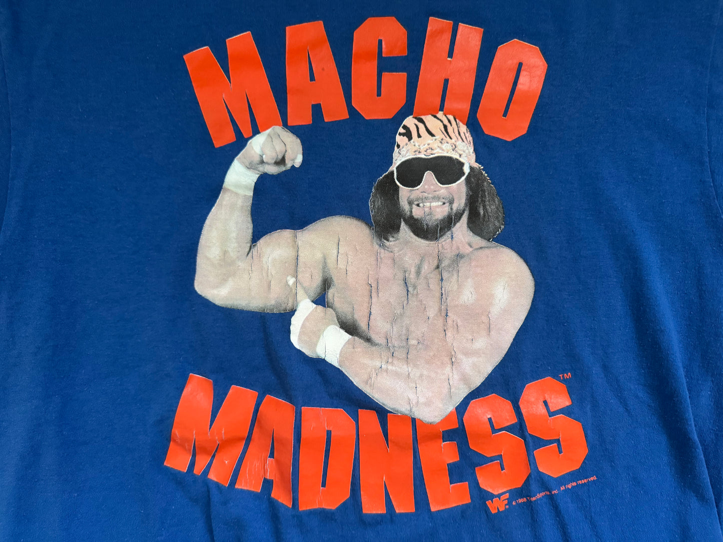 1988 WWF “Macho Man” Randy Savage “Macho Madness” catalog shirt
 