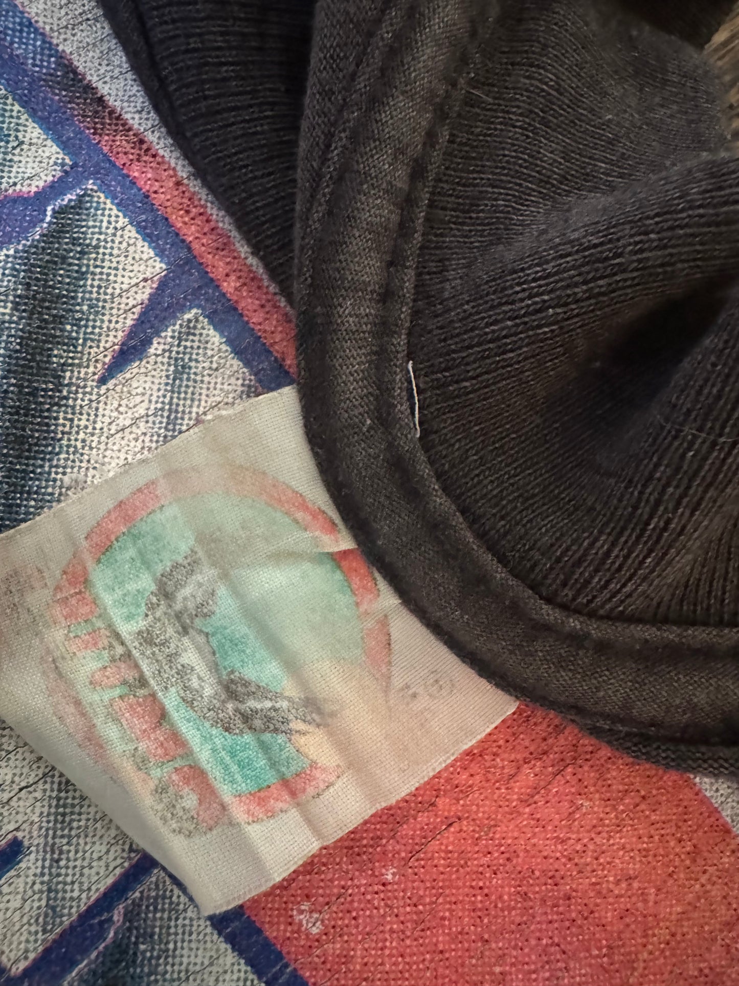 1997 FMW “Funk Masters of Wrestling” / “Real Americans” shirt featuring Terry Funk, Mike Awesome, Super Leather, The Headhunters, Victor Quiñones, Hisakatsu Oya and The Crypt Keeper