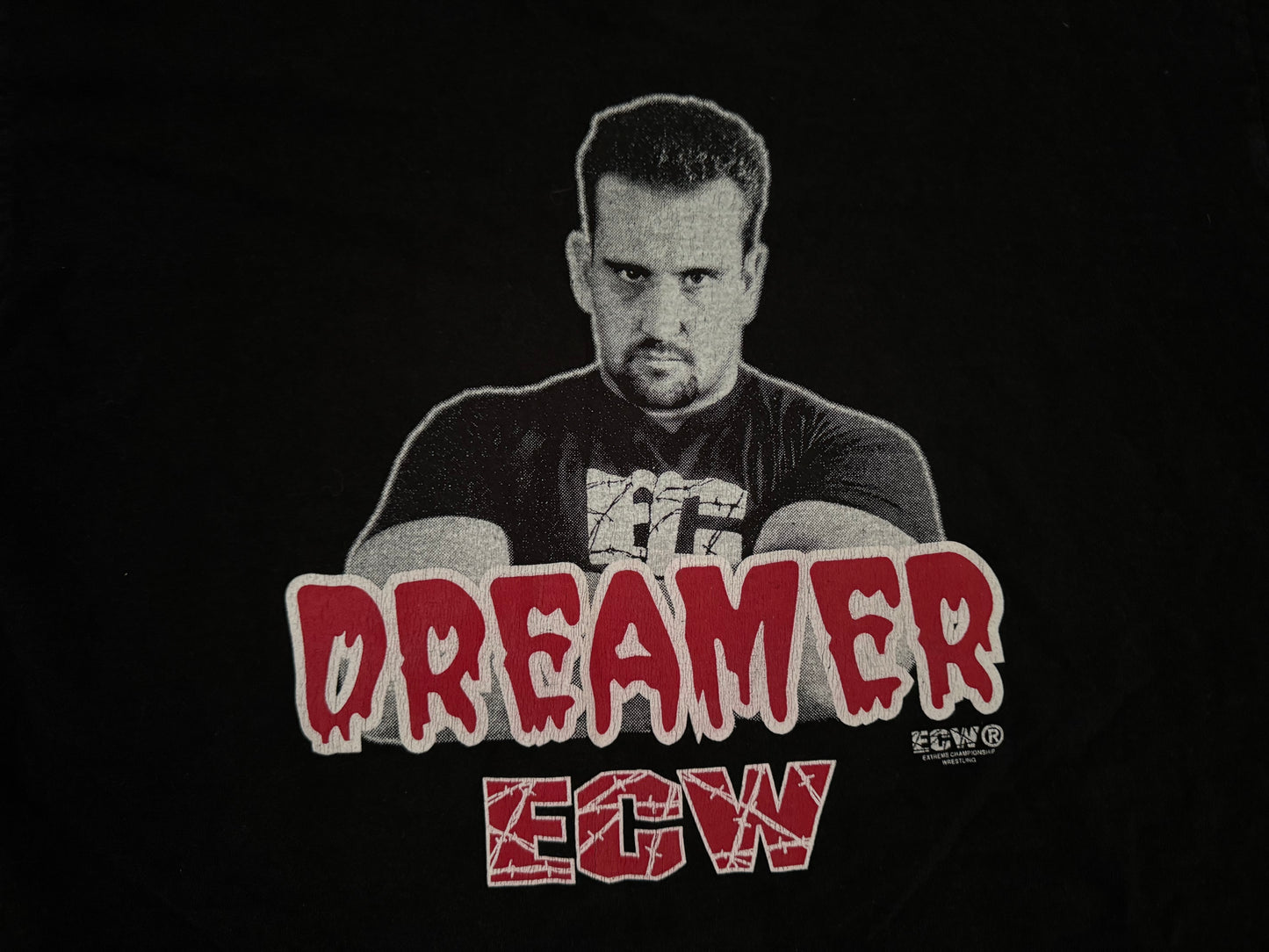 1997 ECW “The Innovator of Violence” Tommy Dreamer two sided shirt